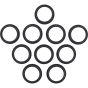 Fork Dust Seal Kit 10pk - no. 57-104-10