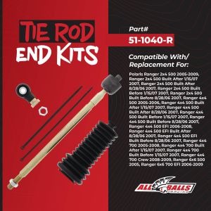 Tie Rod End Kit, Right - no. 51-1040-R
