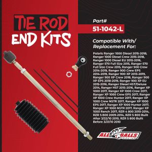 Tie Rod End Kit, Left - no. 51-1042-L