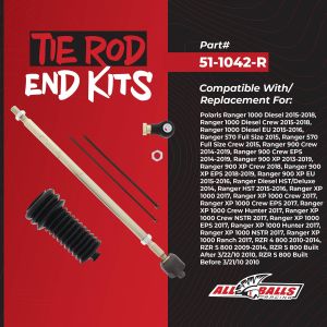 Tie Rod End Kit, Right - no. 51-1042-R