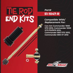 Tie Rod End Kit, Right - no. 51-1047-R