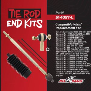 Tie Rod End Kit, Left - no. 51-1057-L