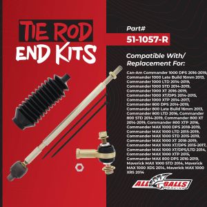 Tie Rod End Kit, Right - no. 51-1057-R