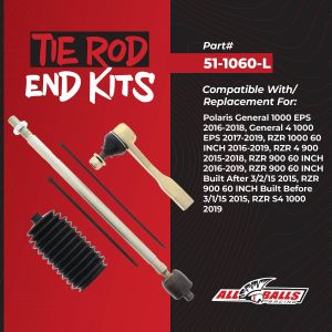 Tie Rod End Kit, Left - no. 51-1060-L