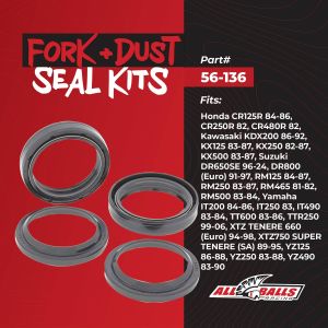 Fork and Dust Seal Kit - no. 56-136