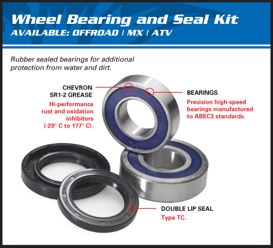 Motorcycle Wheel Bearings & ATV Wheel Bearings